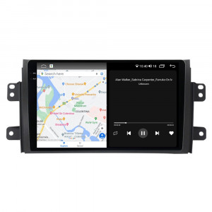Navigatie dedicata cu Android Fiat Sedici 2006 - 2015, 8GB RAM, Radio GPS Dual Zone, Display 2K QLED 9.5" Touchscreen, Internet Wi-Fi si slot SIM 4G, Bluetooth, MirrorLink, USB, Waze 106610
