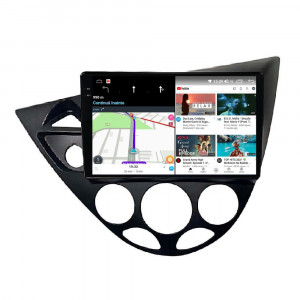 Navigatie dedicata cu Android Ford Focus I 1998 - 2005, 8GB RAM, Radio GPS Dual Zone, Display 2K QLED 9.5" Touchscreen, Internet Wi-Fi si slot SIM 4G, Bluetooth, MirrorLink, USB, Waze 111390