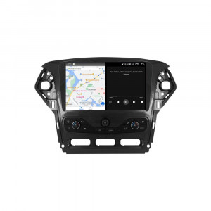 Navigatie dedicata cu Android Ford Mondeo IV 2011 - 2014 cu navigatie originala, 4GB RAM, Radio GPS Dual Zone, Display 2K QLED 9.5" Touchscreen, Internet Wi-Fi si slot SIM 4G, Bluetooth, MirrorLink, USB, Waze 105380