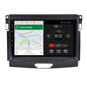 Navigatie dedicata cu Android Ford Ranger dupa 2015 fara navigatie originala, 2GB RAM, Radio GPS Dual Zone, Display HD IPS 9" Touchscreen, Internet Wi-Fi, Bluetooth, MirrorLink, USB 100519710