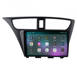 Navigatie dedicata cu Android Honda Civic IX Hatchback 2011 - 2015, 12GB RAM, Radio GPS Dual Zone, Display 2K QLED 9.5" Touchscreen, Internet Wi-Fi si slot SIM 4G, Bluetooth, MirrorLink, USB, Waze 96670