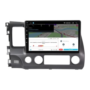 Navigatie dedicata cu Android Honda Civic VIII Sedan 2006 - 2011, 2GB RAM, Radio GPS Dual Zone, Display HD QLED 10" Touchscreen, Internet Wi-Fi si slot SIM 4G, Bluetooth, MirrorLink, USB 100290750