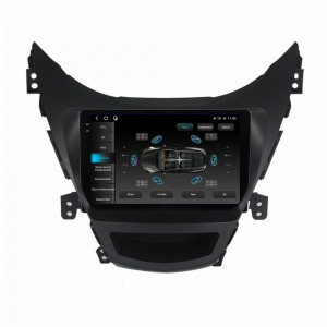 Navigatie dedicata cu Android Hyundai Elantra V 2010 - 2014, 12GB RAM, Radio GPS Dual Zone, Display 2K QLED 9.5" Touchscreen, Internet Wi-Fi si slot SIM 4G, Bluetooth, MirrorLink, USB, Waze 98870