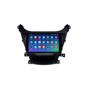 Navigatie dedicata cu Android Hyundai Elantra V 2014 - 2016, 4GB RAM, Radio GPS Dual Zone, Display 2K QLED 9.5" Touchscreen, Internet Wi-Fi si slot SIM 4G, Bluetooth, MirrorLink, USB, Waze 109200