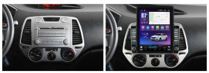 Navigatie dedicata cu Android Hyundai i20 2008 - 2012, clima manuala, 4GB 55310