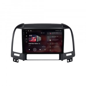 Navigatie dedicata cu Android Hyundai Santa Fe II 2006 - 2012, 12GB RAM, Radio GPS Dual Zone, Display 2K QLED 9.5" Touchscreen, Internet Wi-Fi si slot SIM 4G, Bluetooth, MirrorLink, USB, Waze 95660