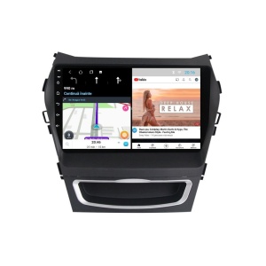 Navigatie dedicata cu Android Hyundai Santa Fe III / Grand Santa Fe 2012 - 2018, 1GB RAM, Radio GPS Dual Zone, Display HD IPS 9" Touchscreen, Internet Wi-Fi, Bluetooth, MirrorLink, USB 100508970
