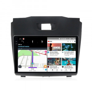 Navigatie dedicata cu Android Isuzu D-Max II 2012 - 2020, 8GB RAM, Radio GPS Dual Zone, Display 2K QLED 9.5" Touchscreen, Internet Wi-Fi si slot SIM 4G, Bluetooth, MirrorLink, USB, Waze 111420