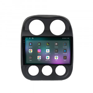 Navigatie dedicata cu Android Jeep Compass I 2011 - 2016, 12GB RAM, Radio GPS Dual Zone, Display 2K QLED 10.36" Touchscreen, Internet Wi-Fi si slot SIM 4G, Bluetooth, MirrorLink, USB, Waze 96150