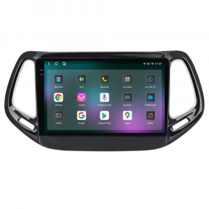 Navigatie dedicata cu Android Jeep Compass II 2016 - 2021, 12GB RAM, Radio GPS Dual Zone, Display 2K QLED 10.36" Touchscreen, Internet Wi-Fi si slot SIM 4G, Bluetooth, MirrorLink, USB, Waze 97300