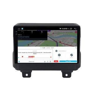 Navigatie dedicata cu Android Jeep Gladiator dupa 2019, 4GB RAM, Radio GPS Dual Zone, Display 2K QLED 9.5" Touchscreen, Internet Wi-Fi si slot SIM 4G, Bluetooth, MirrorLink, USB 100011970