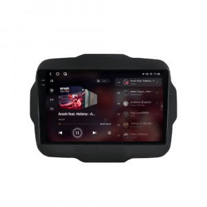 Navigatie dedicata cu Android Jeep Renegade dupa 2014, 12GB RAM, Radio GPS Dual Zone, Display 2K QLED 9.5" Touchscreen, Internet Wi-Fi si slot SIM 4G, Bluetooth, MirrorLink, USB, Waze 96170