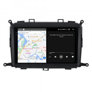 Navigatie dedicata cu Android Kia Carens IV 2013 - 2018, 8GB RAM, Radio GPS Dual Zone, Display 2K QLED 9.5" Touchscreen, Internet Wi-Fi si slot SIM 4G, Bluetooth, MirrorLink, USB, Waze 107980
