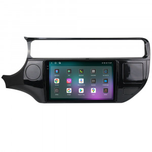 Navigatie dedicata cu Android Kia Rio III 2014 - 2017, 12GB RAM, Radio GPS Dual Zone, Display 2K QLED 9.5" Touchscreen, Internet Wi-Fi si slot SIM 4G, Bluetooth, MirrorLink, USB, Waze 97330