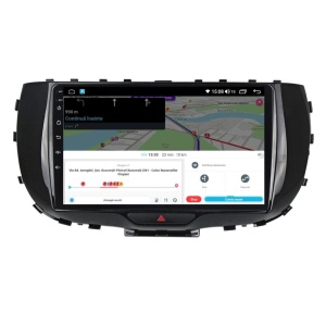 Navigatie dedicata cu Android Kia Soul dupa 2019, 4GB RAM, Radio GPS Dual Zone, Display HD QLED 9" Touchscreen, Internet Wi-Fi si slot SIM 4G, Bluetooth, MirrorLink, USB 100293030