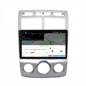 Navigatie dedicata cu Android KIA Sportage 2004 - 2010 fabricata in Coreea, clima manuala, 8GB RAM, Radio GPS Dual Zone, Display HD QLED 9" Touchscreen, Internet Wi-Fi si slot SIM 4G, Bluetooth, MirrorLink, USB 100074550