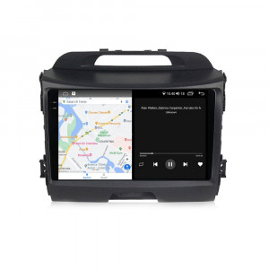 Navigatie dedicata cu Android KIA Sportage 2010 - 2016, 4GB RAM, Radio GPS Dual Zone, Display 2K QLED 9.5" Touchscreen, Internet Wi-Fi si slot SIM 4G, Bluetooth, MirrorLink, USB, Waze 104010