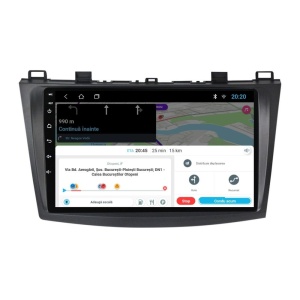 Navigatie dedicata cu Android Mazda 3 2009 - 2013, 1GB RAM, Radio GPS Dual Zone, Display HD IPS 9" Touchscreen, Internet Wi-Fi, Bluetooth, MirrorLink, USB 100509090