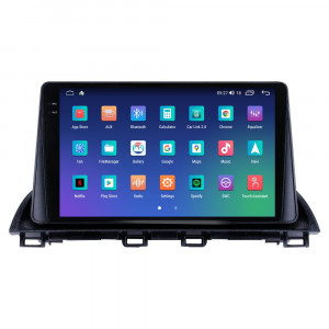 Navigatie dedicata cu Android Mazda 3 2013 - 2019, 4GB RAM, Radio GPS Dual Zone, Display 2K QLED 9.5" Touchscreen, Internet Wi-Fi si slot SIM 4G, Bluetooth, MirrorLink, USB, Waze 108580