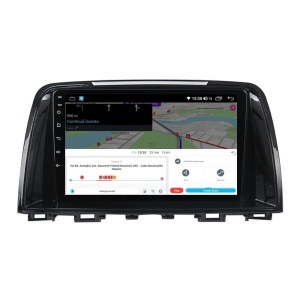 Navigatie dedicata cu Android Mazda 6 2013 - 2015, 4GB RAM, Radio GPS Dual Zone, Display HD QLED 9" Touchscreen, Internet Wi-Fi si slot SIM 4G, Bluetooth, MirrorLink, USB 100266240