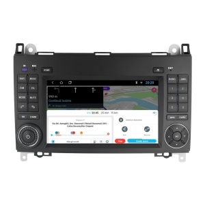 Navigatie dedicata cu Android Mercedes A-Class W169 2004 - 2012, 4GB RAM, Radio GPS Dual Zone, Display HD IPS 7'' Touchscreen, Internet Wi-Fi si slot SIM 4G, Bluetooth, MirrorLink, USB 100007970