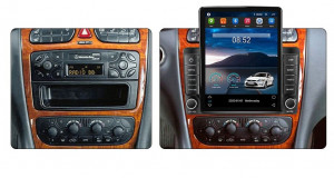 Navigatie dedicata cu Android Mercedes C-Class W203 2000 - 2004, 2GB RAM, Radio GPS Dual Zone, Touchscreen IPS 9.7" HD tip Tesla, Internet WiFi, Bluetooth, MirrorLink, USB, Waze 92160