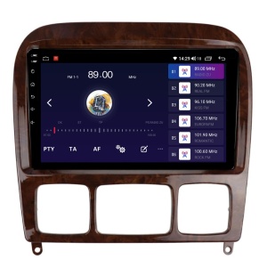 Navigatie dedicata cu Android Mercedes S-Class W220 1998 - 2005, 2GB RAM, Radio GPS Dual Zone, Display HD QLED 9" Touchscreen, Internet Wi-Fi si slot SIM 4G, Bluetooth, MirrorLink, USB 100261380
