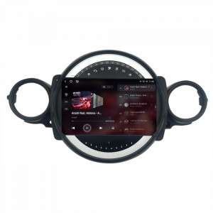 Navigatie dedicata cu Android Mini Clubman / Clubvan (R55) 2006 - 2014, 12GB RAM, Radio GPS Dual Zone, Display 2K QLED 9.5" Touchscreen, Internet Wi-Fi si slot SIM 4G, Bluetooth, MirrorLink, USB, Waze 97580