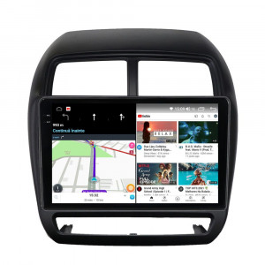 Navigatie dedicata cu Android Mitsubishi ASX 2016 - 2019, 12GB RAM, Radio GPS Dual Zone, Display 2K QLED 9.5" Touchscreen, Internet Wi-Fi si slot SIM 4G, Bluetooth, MirrorLink, USB, Waze 99830