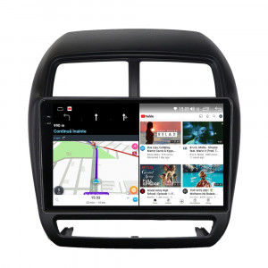 Navigatie dedicata cu Android Mitsubishi ASX 2016 - 2019, 8GB RAM, Radio GPS Dual Zone, Display 2K QLED 9.5" Touchscreen, Internet Wi-Fi si slot SIM 4G, Bluetooth, MirrorLink, USB, Waze 111510