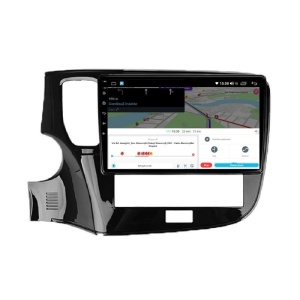 Navigatie dedicata cu Android Mitsubishi Outlander III 2019 - 2021, 4GB RAM, Radio GPS Dual Zone, Display HD QLED 10" Touchscreen, Internet Wi-Fi si slot SIM 4G, Bluetooth, MirrorLink, USB 100293060