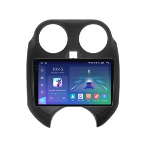 Navigatie dedicata cu Android Nissan Micra IV 2010 - 2013, 4GB RAM, Radio GPS Dual Zone, Display 2K QLED 9.5" Touchscreen, Internet Wi-Fi si slot SIM 4G, Bluetooth, MirrorLink, USB