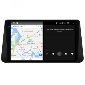 Navigatie dedicata cu Android Nissan Micra V dupa 2017, 4GB RAM, Radio GPS Dual Zone, Display 2K QLED 9.5" Touchscreen, Internet Wi-Fi si slot SIM 4G, Bluetooth, MirrorLink, USB, Waze 105780