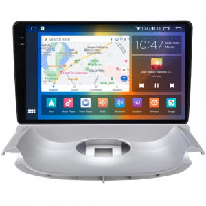 Navigatie dedicata cu Android Peugeot 206 1998 - 2009, 8GB RAM, Radio GPS Dual Zone, Display 2K QLED 9.5'' Touchscreen, Internet Wi-Fi si slot SIM 4G, Bluetooth, MirrorLink, USB, Waze 108060