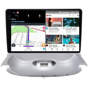 Navigatie dedicata cu Android Peugeot 206 1998 - 2009, 8GB RAM, Radio GPS Dual Zone, Display 2K QLED 9.5'' Touchscreen, Internet Wi-Fi si slot SIM 4G, Bluetooth, MirrorLink, USB, Waze 111540