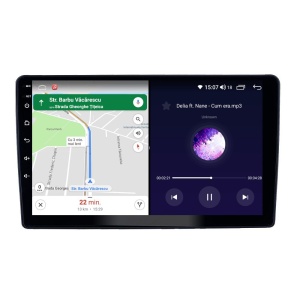 Navigatie dedicata cu Android Peugeot 307 2000 - 2013, 4GB RAM, Radio GPS Dual Zone, Display HD IPS 9" Touchscreen, Internet Wi-Fi, Bluetooth, MirrorLink, USB - Img 6