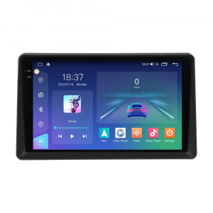 Navigatie dedicata cu Android Renault Express dupa 2021, 8GB RAM, Radio GPS Dual Zone, Display 2K QLED 9.5" Touchscreen, Internet Wi-Fi si slot SIM 4G, Bluetooth, MirrorLink, USB