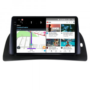 Navigatie dedicata cu Android Renault Kangoo II 2014 - 2021, 4GB RAM, Radio GPS Dual Zone, Display 2K QLED 9.5" Touchscreen, Internet Wi-Fi si slot SIM 4G, Bluetooth, MirrorLink, USB, Waze 109300