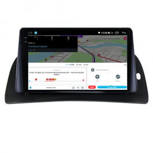 Navigatie dedicata cu Android Renault Kangoo II 2014 - 2021, 8GB RAM, Radio GPS Dual Zone, Display 2K QLED 9.5" Touchscreen, Internet Wi-Fi si slot SIM 4G, Bluetooth, MirrorLink, USB, Waze 112680