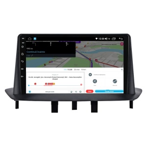Navigatie dedicata cu Android Renault Megane III 2009 - 2016, 2GB RAM, Radio GPS Dual Zone, Display HD QLED 9" Touchscreen, Internet Wi-Fi si slot SIM 4G, Bluetooth, MirrorLink, USB 100290990