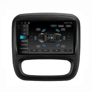 Navigatie dedicata cu Android Renault Trafic III 2014 - 2019, 12GB RAM, Radio GPS Dual Zone, Display 2K QLED 9.5" Touchscreen, Internet Wi-Fi si slot SIM 4G, Bluetooth, MirrorLink, USB, Waze 98630