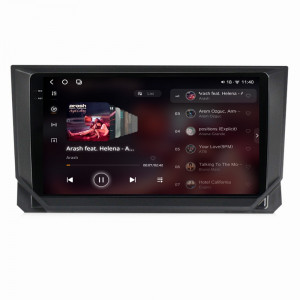 Navigatie dedicata cu Android Seat Arona 2017 - 2022, 12GB RAM, Radio GPS Dual Zone, Display 2K QLED 9.5" Touchscreen, Internet Wi-Fi si slot SIM 4G, Bluetooth, MirrorLink, USB, Waze 96110