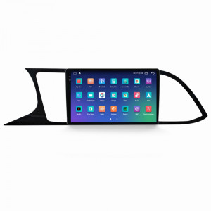 Navigatie dedicata cu Android Seat Leon 5F 2013 - 2020, 4GB RAM, Radio GPS Dual Zone, Display 2K QLED 9.5" Touchscreen, Internet Wi-Fi si slot SIM 4G, Bluetooth, MirrorLink, USB, Waze 108660