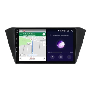 Navigatie dedicata cu Android Skoda Fabia III 2014 - 2021, 4GB RAM, Radio GPS Dual Zone, Display HD QLED 9" Touchscreen, Internet Wi-Fi si slot SIM 4G, Bluetooth, MirrorLink, USB 100289790