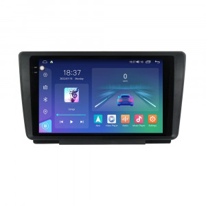 Navigatie dedicata cu Android Skoda Octavia II 2004 - 2013, 4GB RAM, Radio GPS Dual Zone, Display 2K QLED 9.5" Touchscreen, Internet Wi-Fi si slot SIM 4G, Bluetooth, MirrorLink, USB