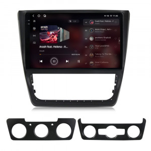 Navigatie dedicata cu Android Skoda Yeti 2009 - 2018, 12GB RAM, Radio GPS Dual Zone, Display 2K QLED 10.36" Touchscreen, Internet Wi-Fi si slot SIM 4G, Bluetooth, MirrorLink, USB, Waze 96160