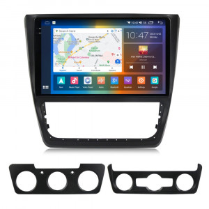Navigatie dedicata cu Android Skoda Yeti 2009 - 2018, 4GB RAM, Radio GPS Dual Zone, Display 2K QLED 10.36" Touchscreen, Internet Wi-Fi si slot SIM 4G, Bluetooth, MirrorLink, USB, Waze 104430