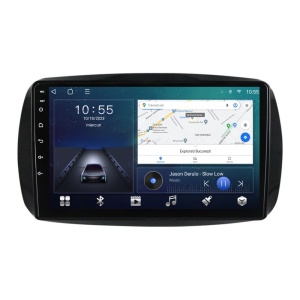 Navigatie dedicata cu Android Smart Forfour dupa 2014, 2GB RAM, Radio GPS Dual Zone, Display HD QLED 9" Touchscreen, Internet Wi-Fi si slot SIM 4G, Bluetooth, MirrorLink, USB