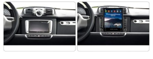 Navigatie dedicata cu Android Smart Fortwo 2011 - 2014, 2GB RAM, Radio GPS Dual Zone, Touchscreen IPS 9.7" HD tip Tesla, Internet Wi-Fi, Bluetooth, MirrorLink, USB 100487820
