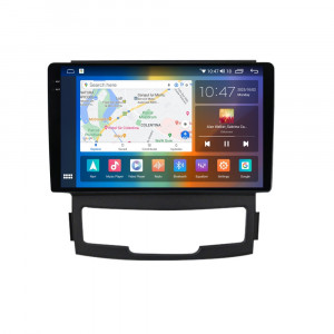 Navigatie dedicata cu Android Ssangyong Korando 2010 - 2013, 4GB RAM, Radio GPS Dual Zone, Display 2K QLED 9.5" Touchscreen, Internet Wi-Fi si slot SIM 4G, Bluetooth, MirrorLink, USB, Waze 105560